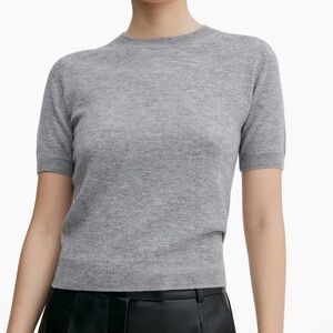 Zara Gray Knit Top